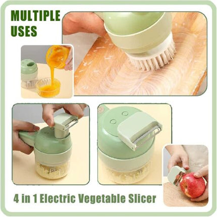 Electric Vegetable Chopper, Cordless Vegetable Slicer – image 4