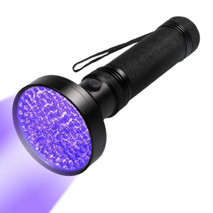 UV Flashlight Black Light, 100 LED 395nm Ultraviolet Blacklight Torch for Bed Bug Detection, Pet Urine Stain Finder and Scorpion Hunting