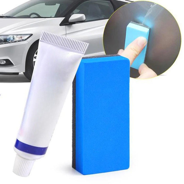 Car Scratch Repair Kit with Applicator Pad, Rubbing Compound for Clear Coat Scratches and Scuffs, Buffing Compound Paste
