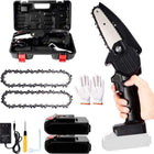 Electric Chainsaw for Branches, Cordless Mini Chainsaws, Battery Powered Chainsaw, Handheld Chain Saw, Pruning Saw