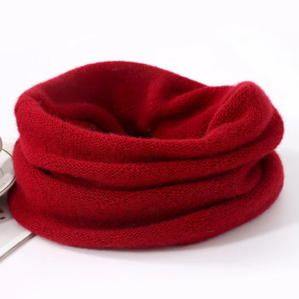 Merino Wool Scarf for Women, Windproof Neck Warmer – image 4