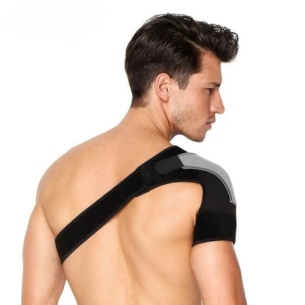Shoulder Brace for Sports, Perforated Breathable Compression Wrap – image 4