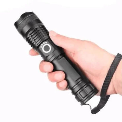 Rechargeable Flashlight, Super Bright Waterproof Flashlight for Camping and Hunting