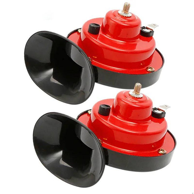 Train Horn for Cars, 12V Loud Car Horn with Dual Tone Snail Design