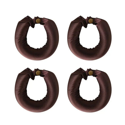 Heatless Hair Curlers, Satin Heatless Curling Rod Set of 4 – image 6