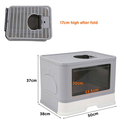 Cat Litter Box with Drawer, Enclosed Cat Litter Box for Large Cats – image 10