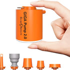 Portable Air Pump, Mini Electric Air Pump with LED Light, Rechargeable Air Mattress Pump for Pool Toys and Vacuum Bags