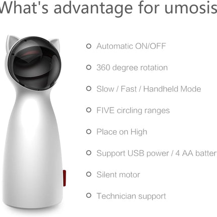 Automatic Cat Toy, Cat Laser Pointer with USB or Battery Power – image 5