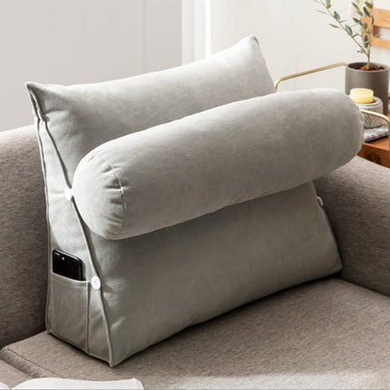 Bed Wedge Pillow for Back Pain, Reading Pillow for Sitting Up in Bed – image 5