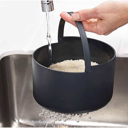 Microwave Rice Cooker Steamer with Paddle and Measuring Cup, Microwave Rice Steamer