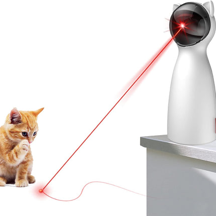 Automatic Cat Toy, Cat Laser Toy with Auto Timer, Cat Laser Pointer with USB or Battery Power