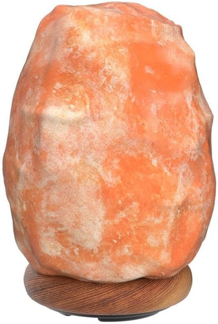Himalayan Salt Desk Lamp with Touch Dimmer, Hand Carved Himalayan Salt Lamp