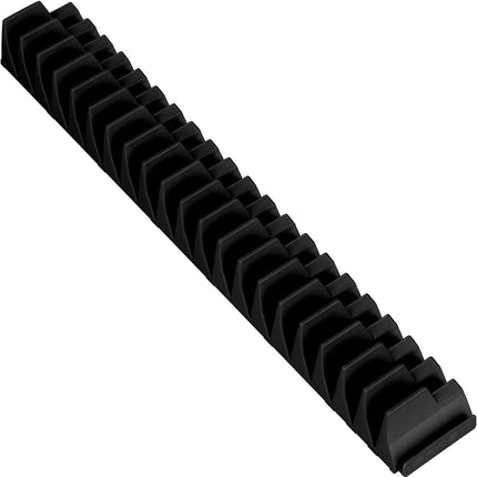 Wrench Holder Organizer, modular toolbox wrench rack for up to 40 wrenches, 6mm to 38mm, black plastic
