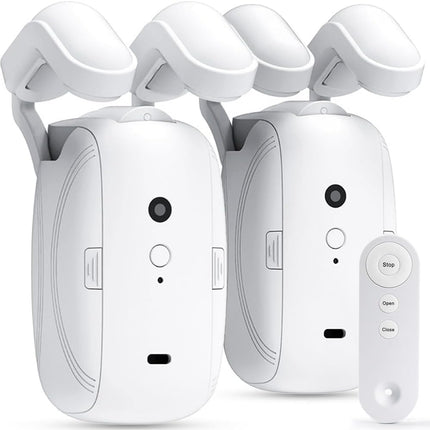 Automatic Curtain Opener and Closer, Bluetooth Curtain Motor with Remote for T and U Tracks, Smart Curtain Opener