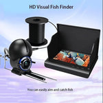 Tuzwa Underwater Fishing Camera – 4.3" LCD Fish Viewing System, 98FT Cable, Night Vision, 5000mAh Battery, Depth & Temperature Display