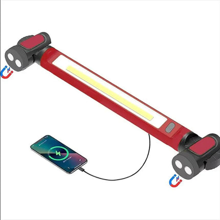 Rechargeable LED Work Light with Magnetic Base and Hooks – image 5