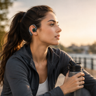 Open Ear Headphones for Running, Bluetooth Open Ear Earbuds with Mic, Wireless Ear Hook Workout Headphones for Sports