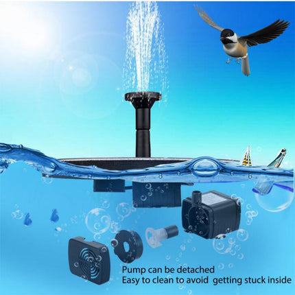 Submersible Pump for Ponds, Solar Fountain Pump with Interchangeable Nozzle Tips – image 4