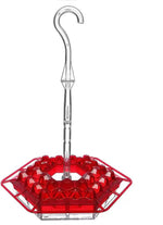 Tuzwa Ant-Proof Hummingbird Feeder – Outdoor Nectar Bird Feeder with Built-In Perch & Easy-Fill Design