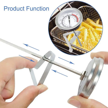 Candy Thermometer with 15.7 In Probe, No Battery Cooking Thermometer