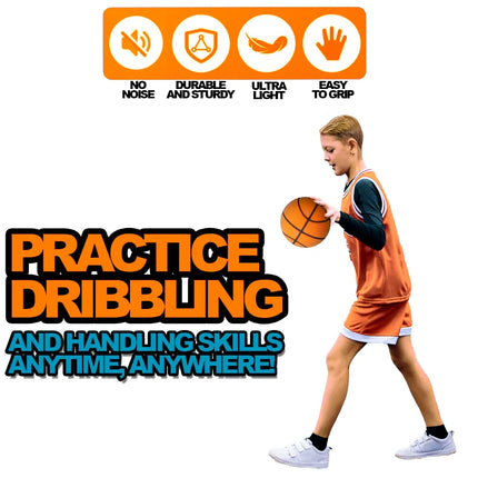 PU Basketball, Indoor Basketball with Low Bounce Noise – image 6