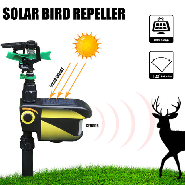 Motion Activated Sprinkler for Deer, Solar Motion Sensor