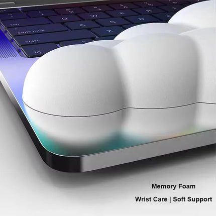 Keyboard Wrist Rest and Mouse Wrist Rest Set, Cloud Shaped Keyboard Palm Rest – image 4