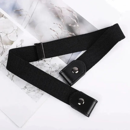 Elastic Stretch Belt, No Buckle Belt for Jeans and Pants – image 4