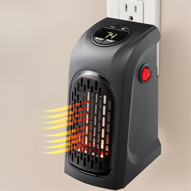 Space Heater Plug In Wall Mounted, Small Ceramic Heater for Bedroom – image 5