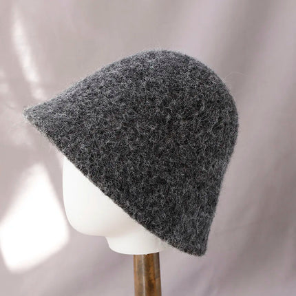 Foldable Wool Winter Hats, Vintage Fisherman Hat – image 6