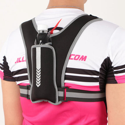 Reflective Running Vest Chest Bag with Phone Pocket – image 4
