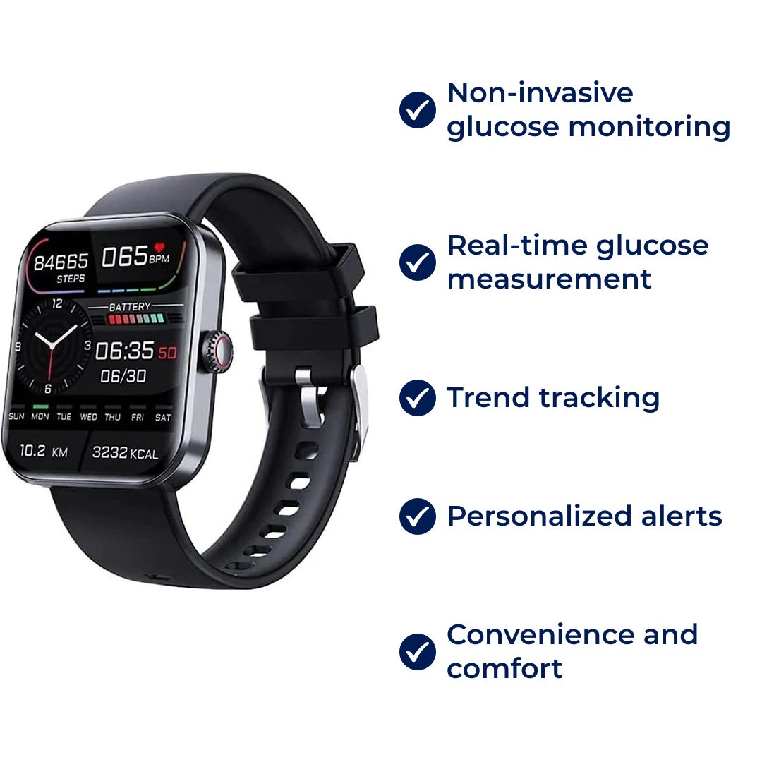 Tuzwa Smart Health Watch – 1.5" AMOLED Fitness Tracker with Heart Rate, Activity Tracking, Bluetooth 5.0, IP68 & 7-Day Battery