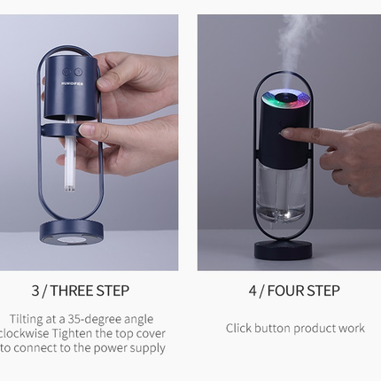 Portable Humidifier for Dry Skin, Cool Mist Humidifier for Bedroom – image 5