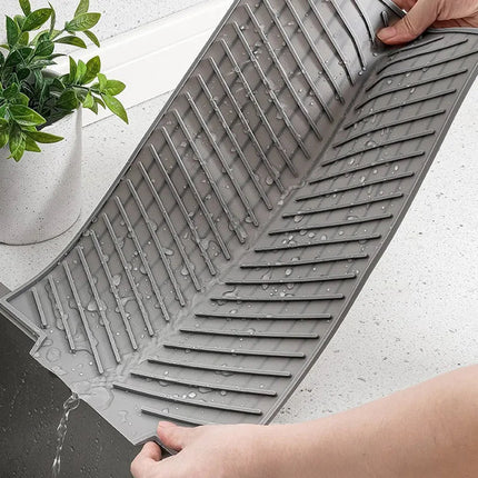 Dish Drying Mats Silicone Foldable, Silicone Trivet and Kitchen Sink Mat – image 5