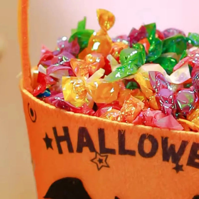 Trick or Treat Bucket, Roomy Halloween Treat Bags for Kids