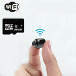 Tuzwa Mini WiFi Security Camera – 1080P HD Indoor Home Camera with Motion Alerts, Night Vision & Audio