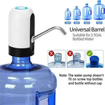 Tuzwa Automatic Water Dispenser – USB Rechargeable Electric Water Bottle Pump with Touch Control, Child Lock & Stainless Steel Spout