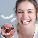 Tuzwa Clip-On Veneers – Natural-Looking Removable Cosmetic Teeth Cover for Temporary Smile Enhancement
