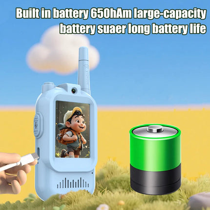 Video Walkie Talkie for Kids, 2 Inch Screen and Rechargeable Battery – image 7