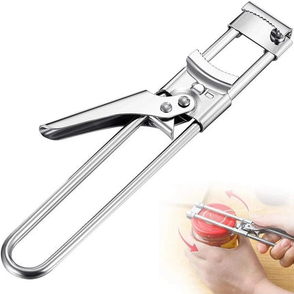 Stainless Steel Jar Lid Opener, Adjustable Jar Opener Tool – image 4