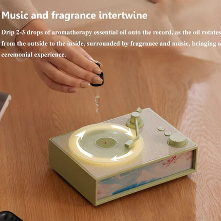 Portable Bluetooth Speaker with Aromatherapy Diffuser and Night Light, Rechargeable Wireless Speaker with Scent Disc (2)