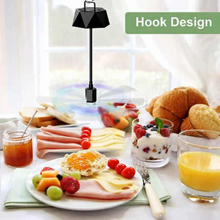 Fly Fans for Tables, Portable Fly Fan with USB or Battery Power for Picnics
