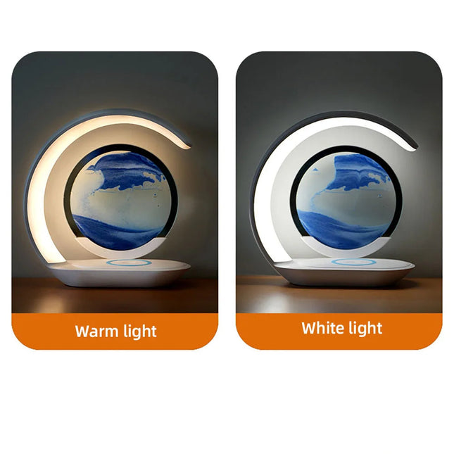 Table Lamp with Wireless Charger