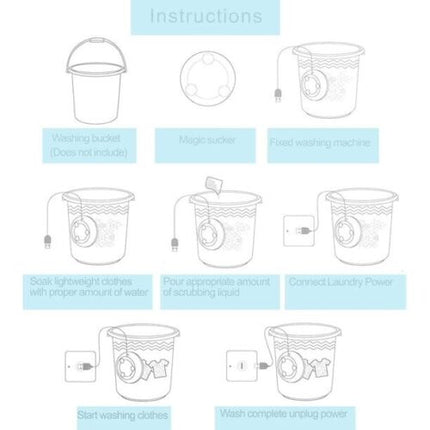 Portable Washing Machine for Travel and Dorm, Mini Washing Machine for Small Loads – image 6
