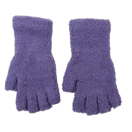 Fingerless Gloves for Women and Men, Warm Gloves for Typing and Texting