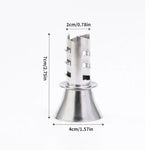 Tuzwa Manual Citrus Juicer – Stainless Steel Lemon & Lime Squeezer with Ergonomic Handles, Seed Filter & Easy-Clean Design