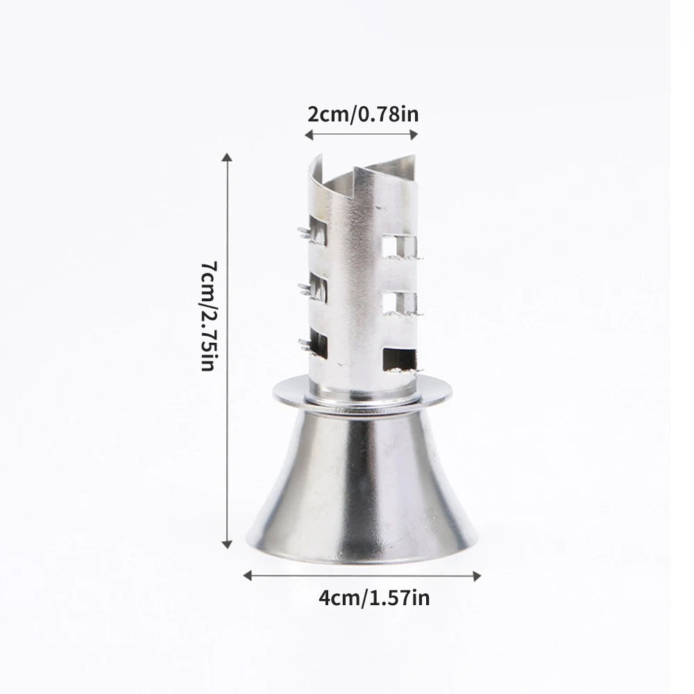 Tuzwa Manual Citrus Juicer – Stainless Steel Lemon & Lime Squeezer with Ergonomic Handles, Seed Filter & Easy-Clean Design