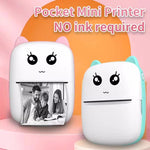 Tuzwa Mini Thermal Label Printer – Bluetooth Inkless Portable Label Maker, 200DPI, Auto-Cutter, iOS & Android