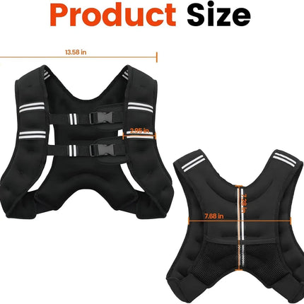 Adjustable Weighted Vest for Women and Men, Weighted Vest for Walking and Running