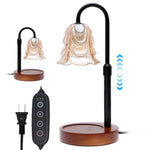 Tuzwa Candle Warmer Lamp – Dimmable Flower Wax Warmer with 2/4/8H Timer, Adjustable Height & Wooden Base for Jar Candles